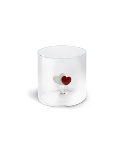 WD Lifestyle Bicchiere in vetro borosilicato Monterey con soggetto interno tema Oggetti