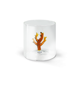WD Lifestyle Bicchiere in vetro borosilicato Monterey con soggetto interno tema Mare