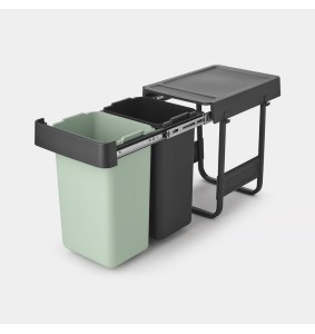 Brabantia Pattumiera da incasso Sort & Go 2x15 Litri
