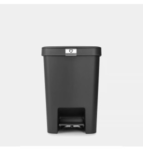 Brabantia Pattumiera a pedale StepUp 25 Lt Dark Grey