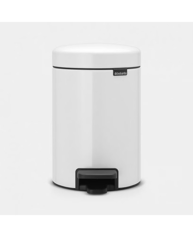 Brabantia Pattumiera a pedale NewIcon 3 Lt Bianco