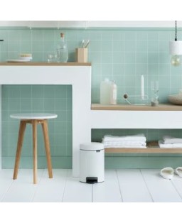 Brabantia Pattumiera a pedale NewIcon 3 Lt Bianco