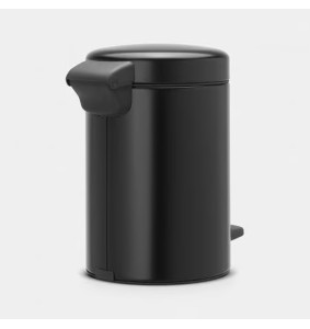 Brabantia Pattumiera a pedale NewIcon 3 Lt Nero Opaco