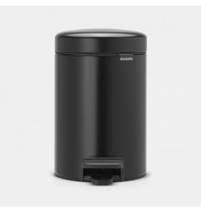 Brabantia Pattumiera a pedale NewIcon 3 Lt Nero Opaco