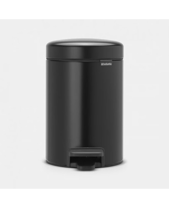 Brabantia Pattumiera a pedale NewIcon 3 Lt Nero Opaco
