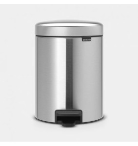 Brabantia Pattumiera a pedale NewIcon 5 Lt Matt Steel