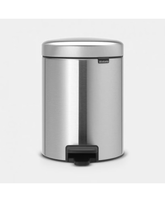 Brabantia Pattumiera a pedale NewIcon 5 Lt Matt Steel