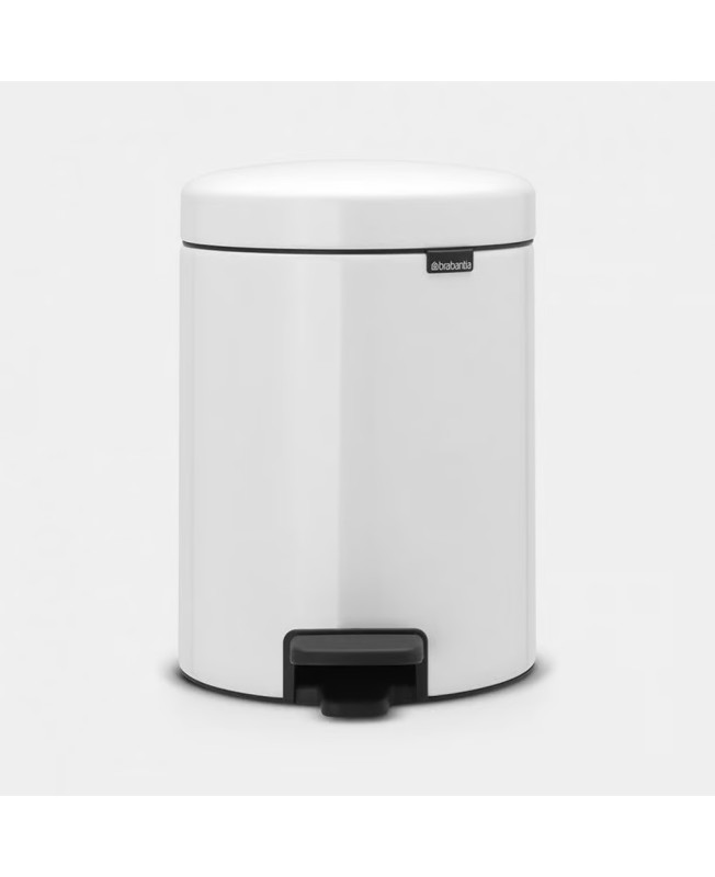 Brabantia Pattumiera a pedale NewIcon 5 Lt Bianco