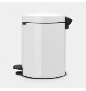 Brabantia Pattumiera a pedale NewIcon 5 Lt Bianco