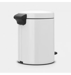 Brabantia Pattumiera a pedale NewIcon 5 Lt Bianco