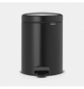 Brabantia Pattumiera a pedale NewIcon 5 Lt Nero Opaco