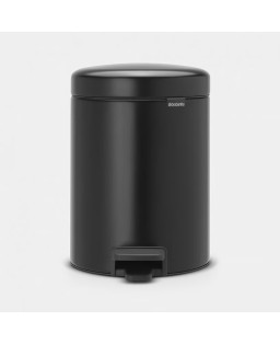 Brabantia Pattumiera a pedale NewIcon 5 Lt Nero Opaco