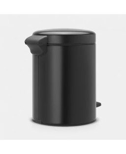 Brabantia Pattumiera a pedale NewIcon 5 Lt Nero Opaco