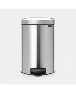 Brabantia Pattumiera a pedale NewIcon 12 Lt Matt Steel