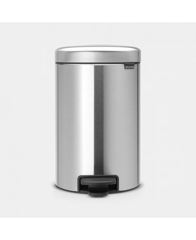 Brabantia Pattumiera a pedale NewIcon 12 Lt Matt Steel