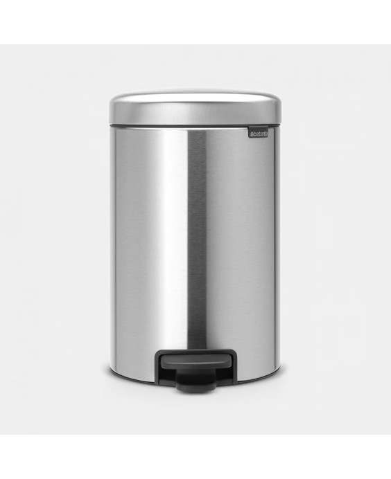 Brabantia Pattumiera a pedale NewIcon 12 Lt Matt Steel