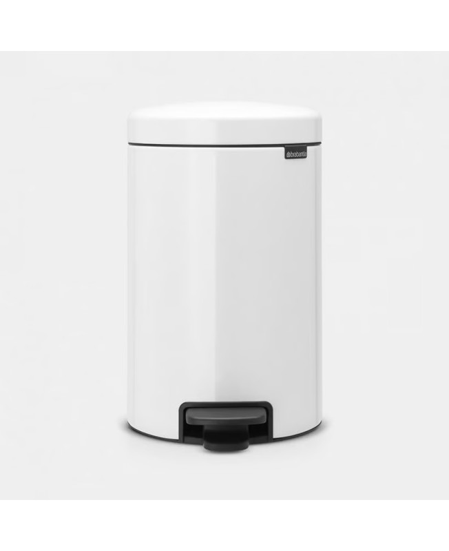 Brabantia Pattumiera a pedale NewIcon 12 Lt Bianco
