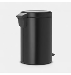 Brabantia Pattumiera a pedale NewIcon 12 Lt Nero Opaco