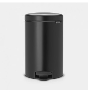 Brabantia Pattumiera a pedale NewIcon 12 Lt Nero Opaco