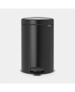 Brabantia Pattumiera a pedale NewIcon 12 Lt Nero Opaco