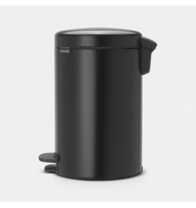 Brabantia Pattumiera a pedale NewIcon 12 Lt Nero Opaco