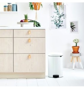 Brabantia Pattumiera a pedale NewIcon 20 Lt Bianco