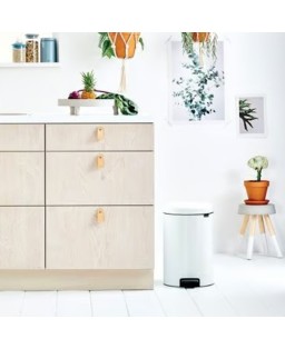 Brabantia Pattumiera a pedale NewIcon 20 Lt Bianco