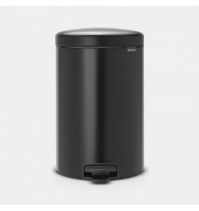 Brabantia Pattumiera a pedale NewIcon 20 Lt Nero Opaco