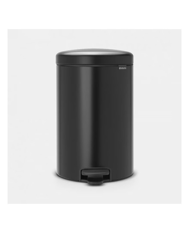 Brabantia Pattumiera a pedale NewIcon 20 Lt Nero Opaco