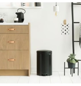 Brabantia Pattumiera a pedale NewIcon 20 Lt Nero Opaco