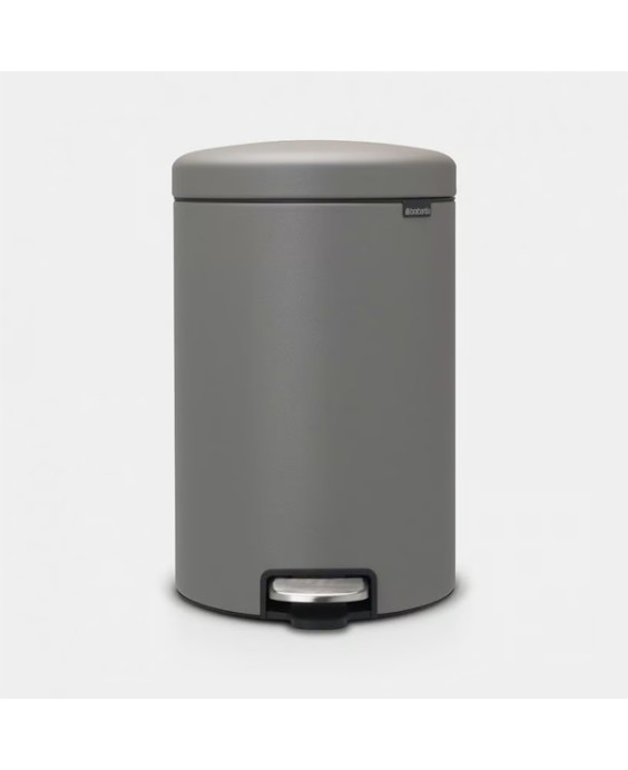 Brabantia Pattumiera a pedale NewIcon 20 Lt Mineral Concrete Grey