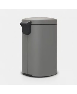 Brabantia Pattumiera a pedale NewIcon 20 Lt Mineral Concrete Grey