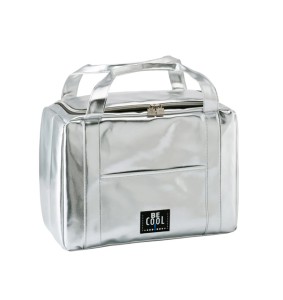 Borsa termica BE CooL Silver City large 20 Lt 40x19x28 cm