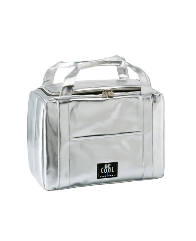 Borsa termica BE CooL Silver City large 20 Lt 40x19x28 cm