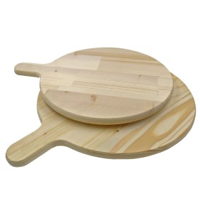 Tagliere Vassoio tondo in legno 25 e 30 cm