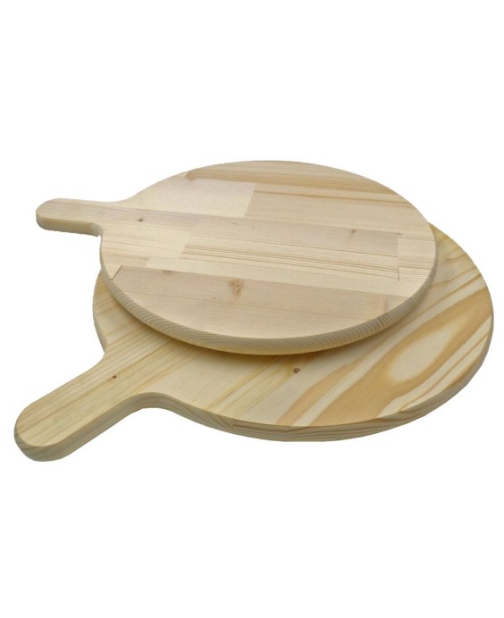Tagliere Vassoio tondo in legno 25 e 30 cm