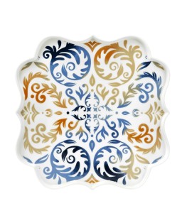 Fade vassoio quadro in porcellana 30x30cm Asia