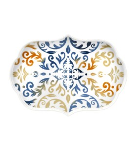 Fade vassoio ovale in porcellana 30x21cm Asia