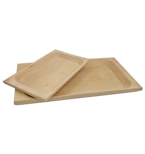 Vassoio scifetta per polenta in legno 28x16 cm