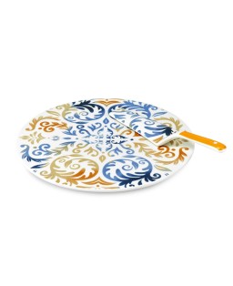 Fade piatto torta con paletta in porcellana 30cm Asia