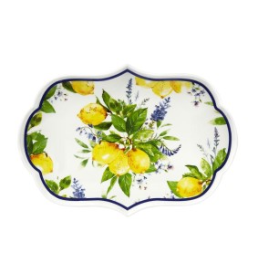 Fade vassoio ovale in porcellana 30x21cm Soraya