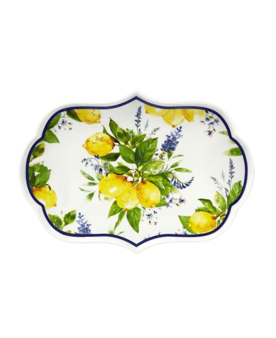 Fade vassoio ovale in porcellana 30x21cm Soraya