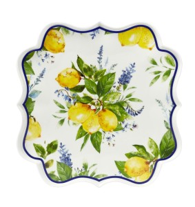 Fade vassoio quadro in porcellana 30x30m Soraya