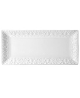 Fade vassoio rettangolare natalizio in porcellana Xmas White
