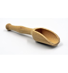 Sessolina con manico lungo in legno per caffè 13cm