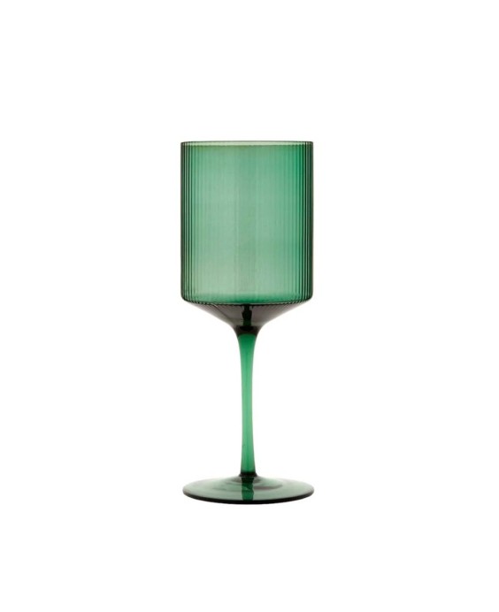 Fade set 6 calici in vetro Garda colore Verde