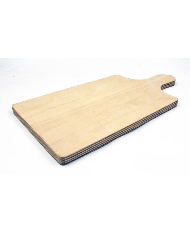 Tagliere in legno multistrato 32 cm con manico