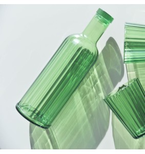 WD Lifestyle Bottiglia da 1 Lt in acrilico effetto vetro vari colori