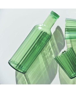 WD Lifestyle Bottiglia da 1 Lt in acrilico effetto vetro vari colori