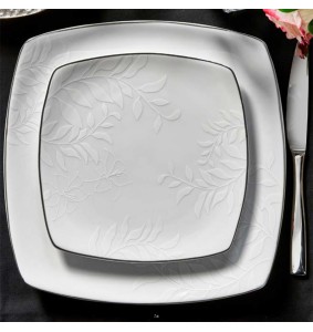 Fade Servizio di piatti 39 pezzi in porcellana Danubio